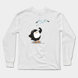 Grumpy penguin 4 Long Sleeve T-Shirt